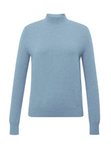 100% Cashmere Mock Neck Sweater